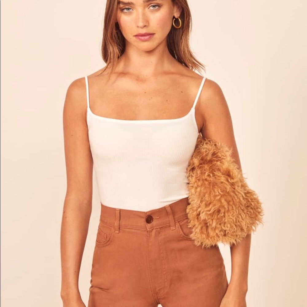 Reformation Carrie top in White - XS